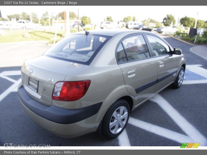 Cashmere Beige / Beige 2007 Kia Rio LX Sedan