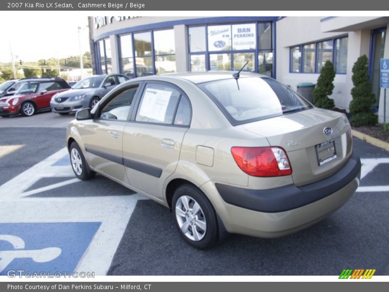 Cashmere Beige / Beige 2007 Kia Rio LX Sedan