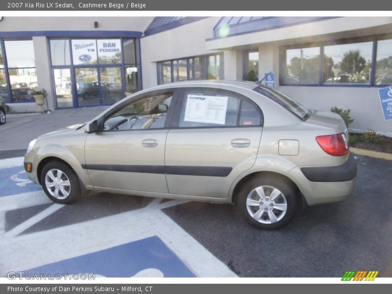 Cashmere Beige / Beige 2007 Kia Rio LX Sedan