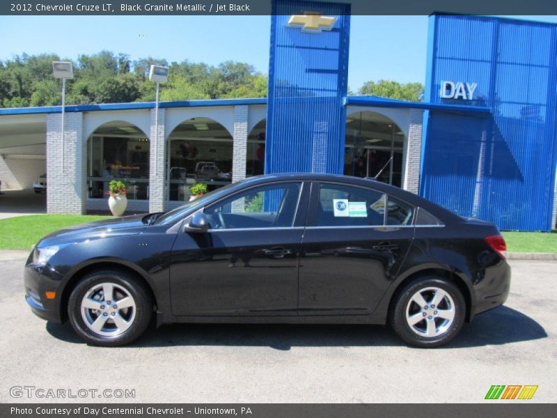 Black Granite Metallic / Jet Black 2012 Chevrolet Cruze LT
