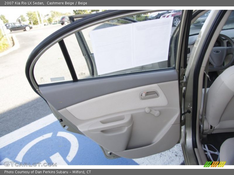Cashmere Beige / Beige 2007 Kia Rio LX Sedan