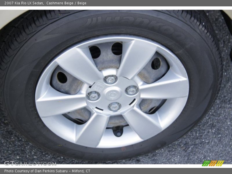 Cashmere Beige / Beige 2007 Kia Rio LX Sedan