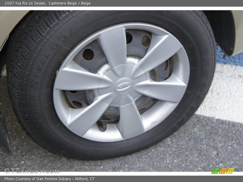 Cashmere Beige / Beige 2007 Kia Rio LX Sedan