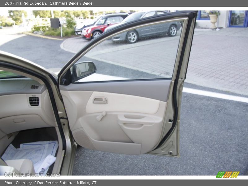 Cashmere Beige / Beige 2007 Kia Rio LX Sedan