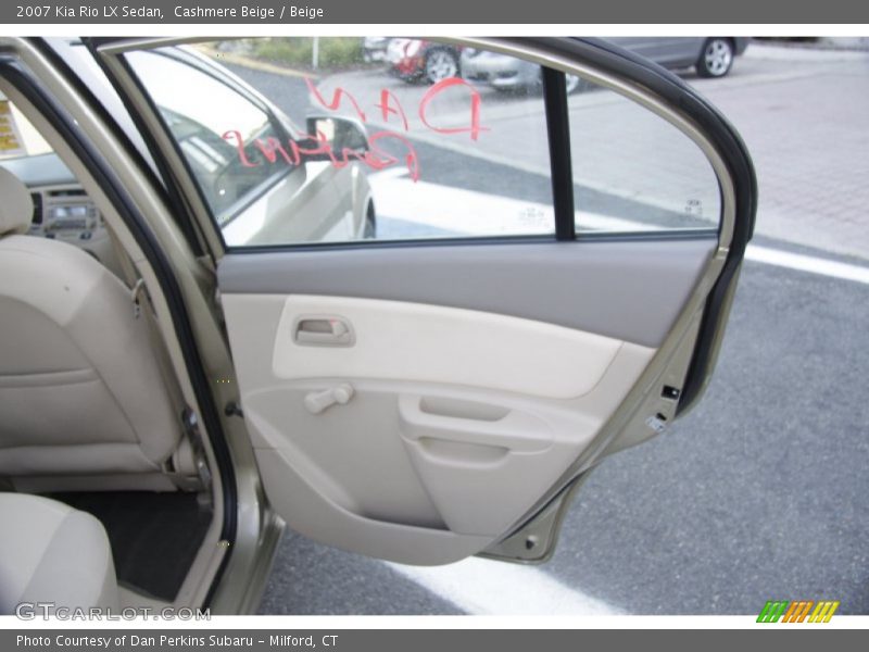 Cashmere Beige / Beige 2007 Kia Rio LX Sedan