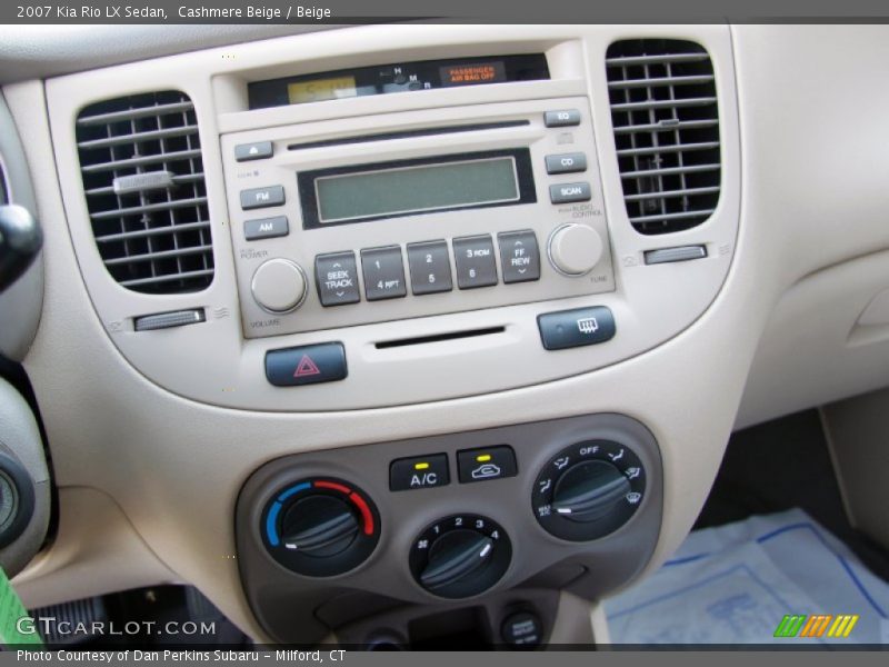 Cashmere Beige / Beige 2007 Kia Rio LX Sedan