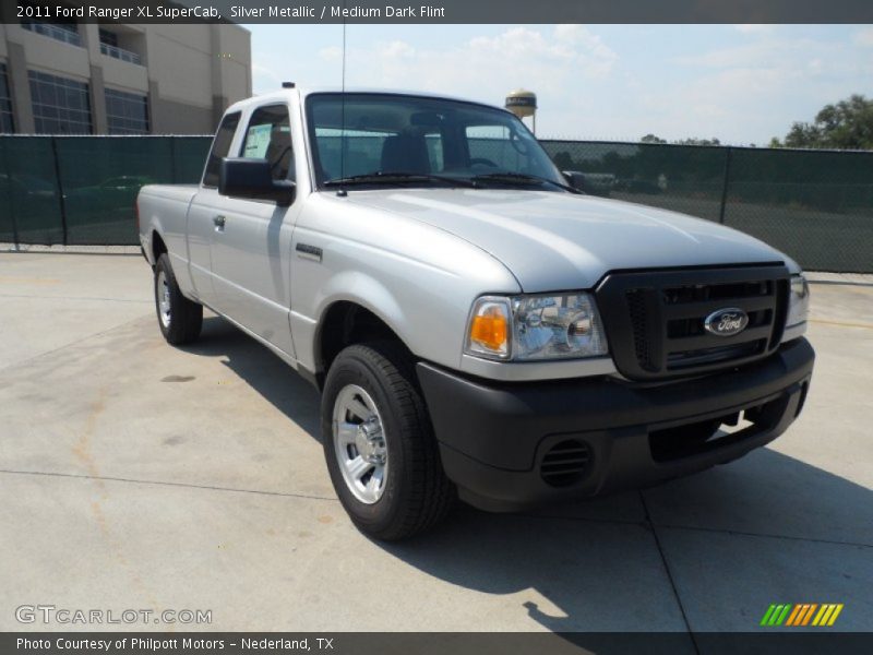 Silver Metallic / Medium Dark Flint 2011 Ford Ranger XL SuperCab
