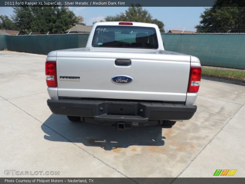 Silver Metallic / Medium Dark Flint 2011 Ford Ranger XL SuperCab