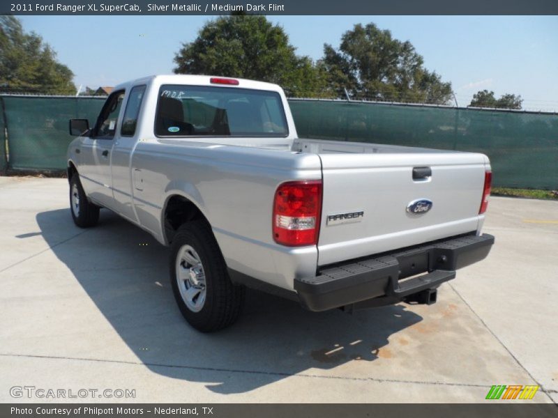 Silver Metallic / Medium Dark Flint 2011 Ford Ranger XL SuperCab