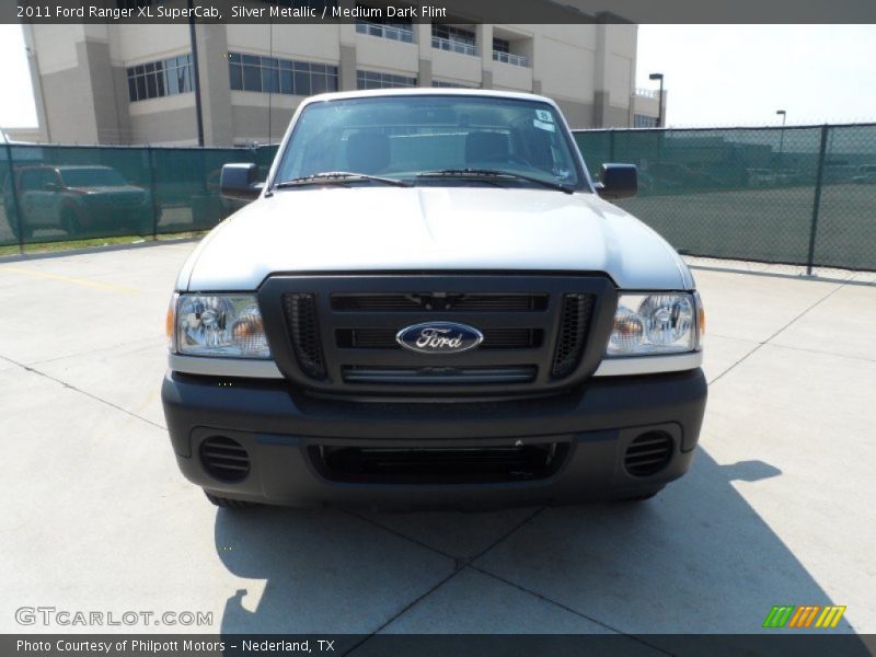 Silver Metallic / Medium Dark Flint 2011 Ford Ranger XL SuperCab