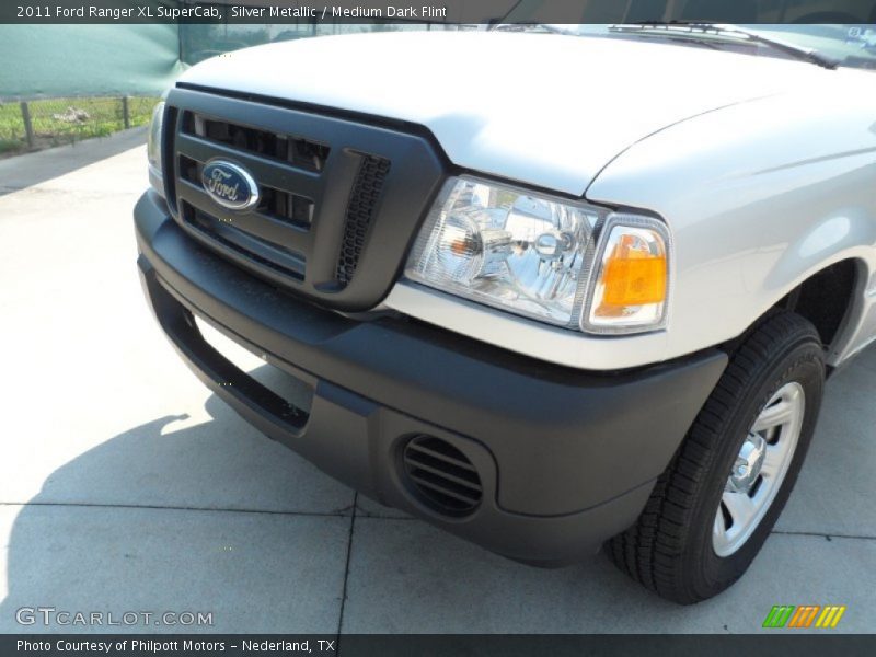 Silver Metallic / Medium Dark Flint 2011 Ford Ranger XL SuperCab