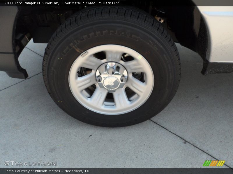 Silver Metallic / Medium Dark Flint 2011 Ford Ranger XL SuperCab