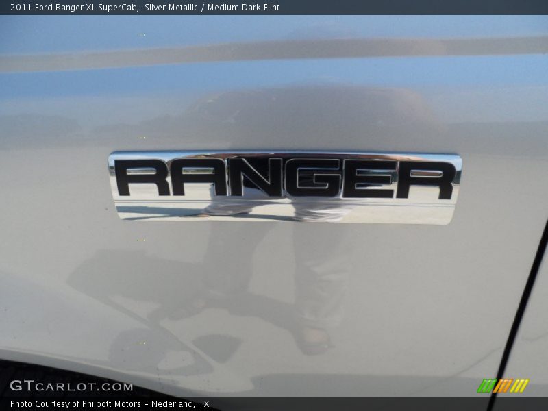 Silver Metallic / Medium Dark Flint 2011 Ford Ranger XL SuperCab