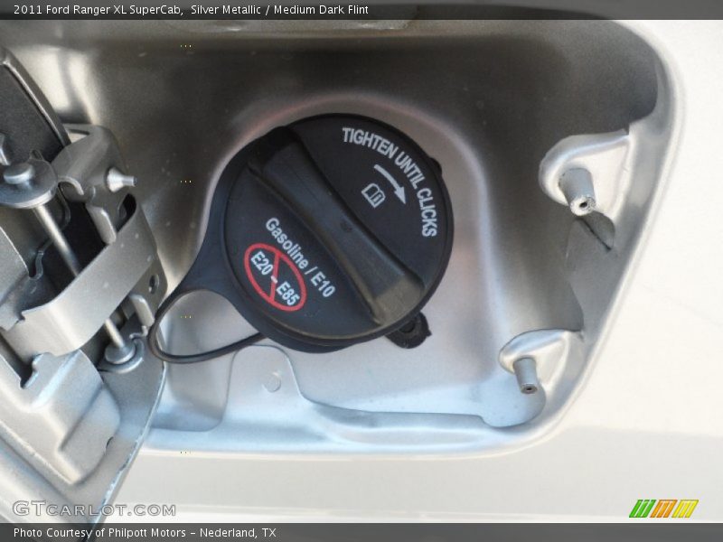 Silver Metallic / Medium Dark Flint 2011 Ford Ranger XL SuperCab