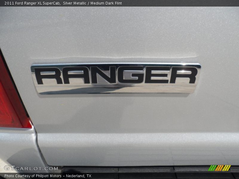 Silver Metallic / Medium Dark Flint 2011 Ford Ranger XL SuperCab