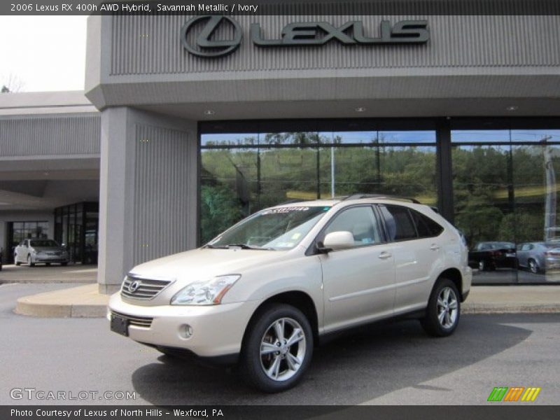 Savannah Metallic / Ivory 2006 Lexus RX 400h AWD Hybrid