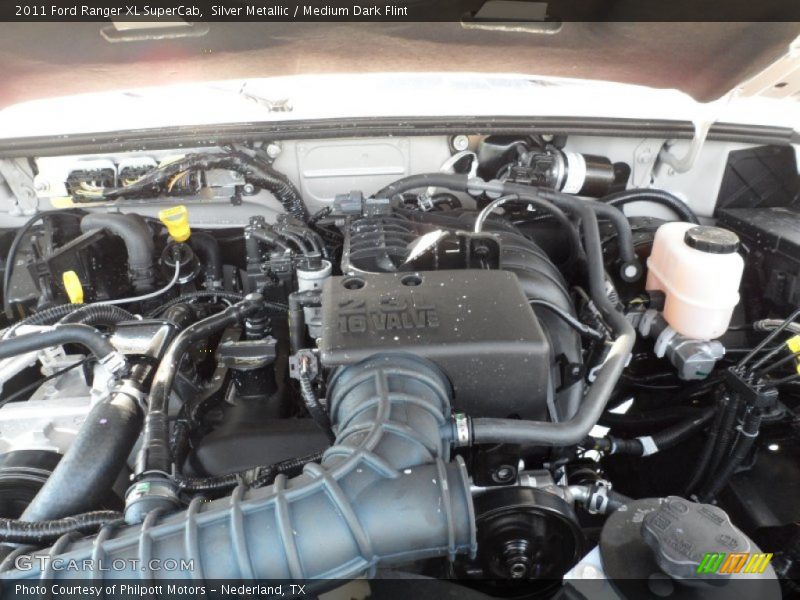 Silver Metallic / Medium Dark Flint 2011 Ford Ranger XL SuperCab