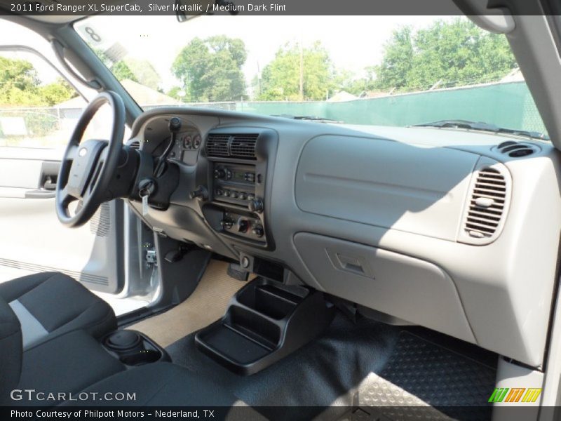 Silver Metallic / Medium Dark Flint 2011 Ford Ranger XL SuperCab