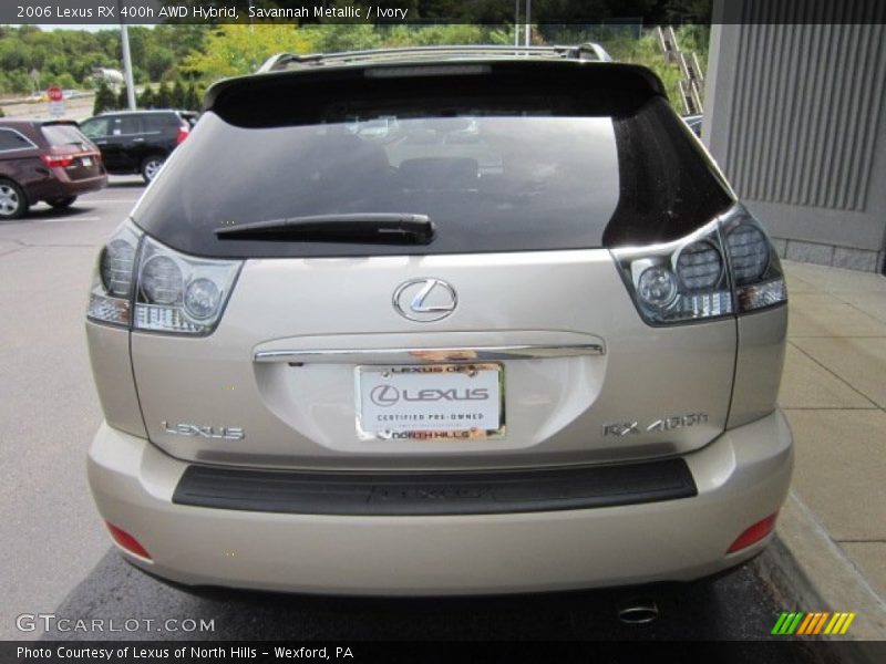 Savannah Metallic / Ivory 2006 Lexus RX 400h AWD Hybrid
