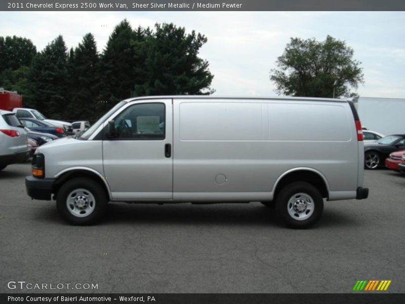  2011 Express 2500 Work Van Sheer Silver Metallic