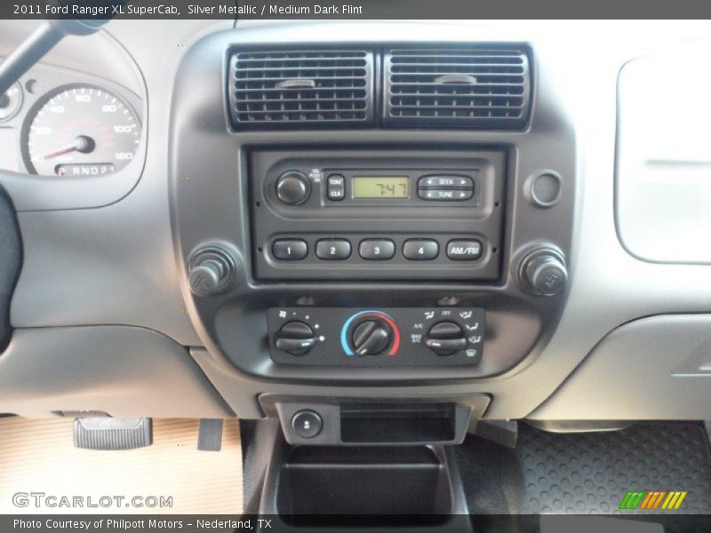 Silver Metallic / Medium Dark Flint 2011 Ford Ranger XL SuperCab