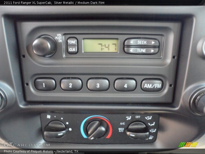 Silver Metallic / Medium Dark Flint 2011 Ford Ranger XL SuperCab