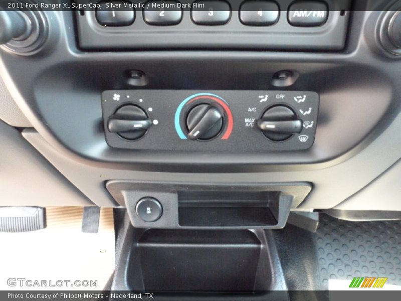 Silver Metallic / Medium Dark Flint 2011 Ford Ranger XL SuperCab