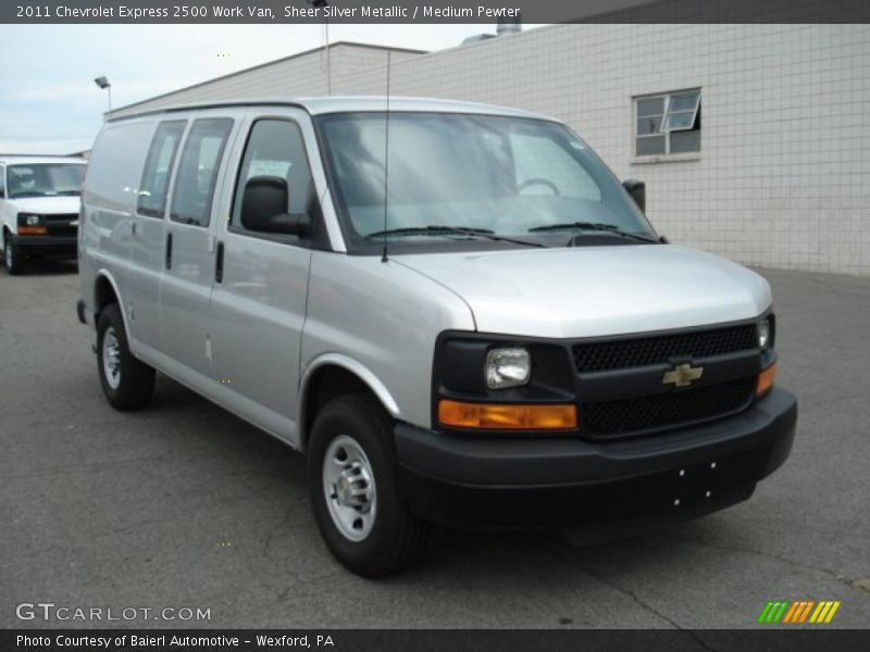 Sheer Silver Metallic / Medium Pewter 2011 Chevrolet Express 2500 Work Van