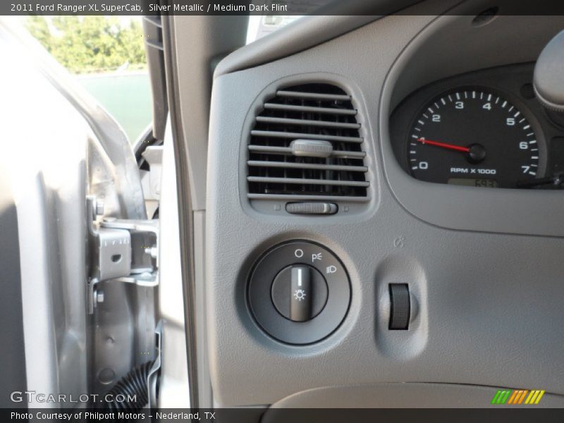 Silver Metallic / Medium Dark Flint 2011 Ford Ranger XL SuperCab