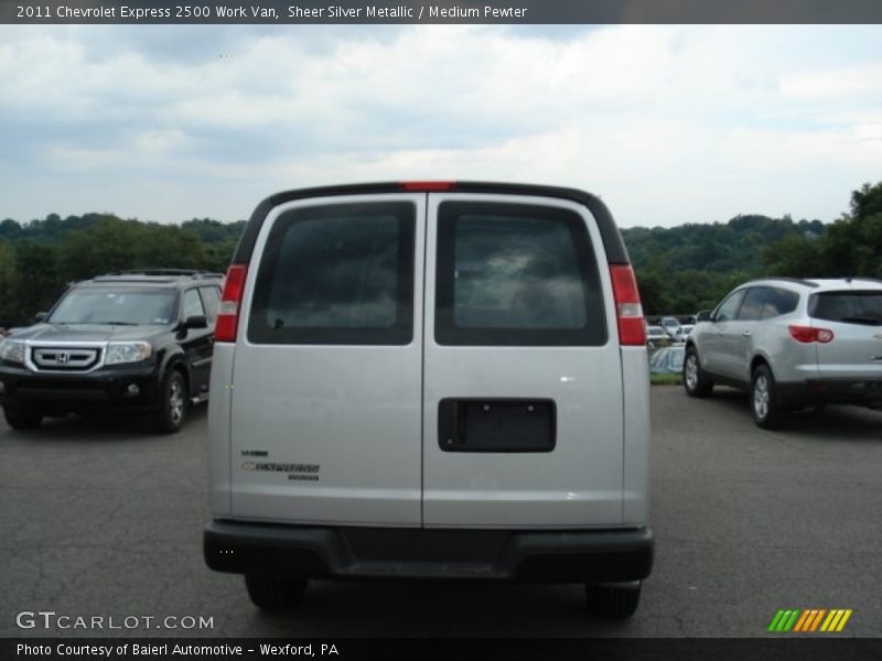 Sheer Silver Metallic / Medium Pewter 2011 Chevrolet Express 2500 Work Van