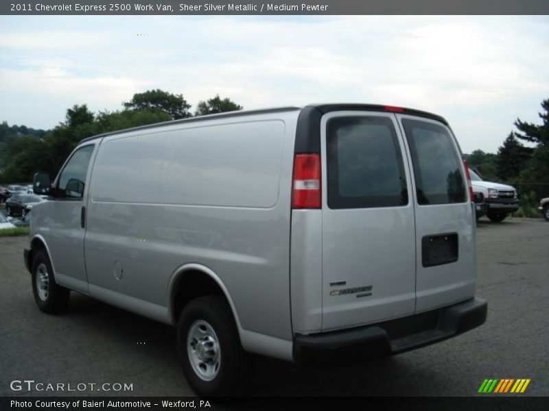 Sheer Silver Metallic / Medium Pewter 2011 Chevrolet Express 2500 Work Van