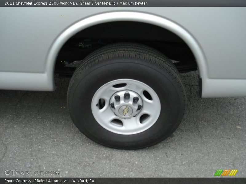 Sheer Silver Metallic / Medium Pewter 2011 Chevrolet Express 2500 Work Van