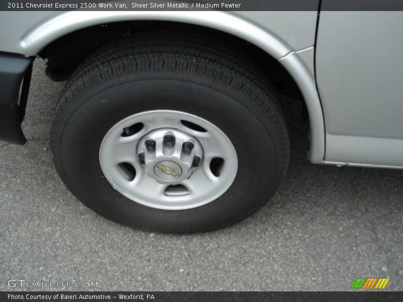 Sheer Silver Metallic / Medium Pewter 2011 Chevrolet Express 2500 Work Van