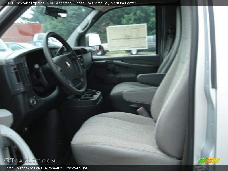 Sheer Silver Metallic / Medium Pewter 2011 Chevrolet Express 2500 Work Van