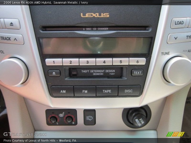 Savannah Metallic / Ivory 2006 Lexus RX 400h AWD Hybrid
