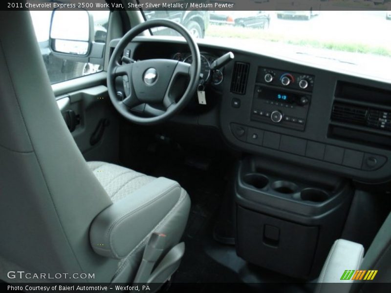 Sheer Silver Metallic / Medium Pewter 2011 Chevrolet Express 2500 Work Van