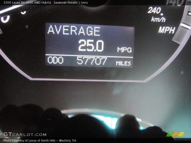 Savannah Metallic / Ivory 2006 Lexus RX 400h AWD Hybrid