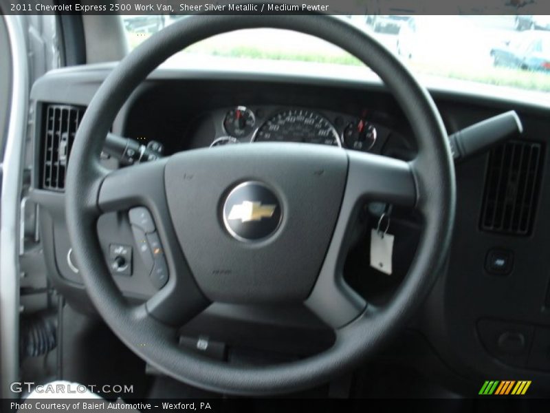 Sheer Silver Metallic / Medium Pewter 2011 Chevrolet Express 2500 Work Van