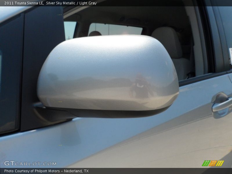Silver Sky Metallic / Light Gray 2011 Toyota Sienna LE