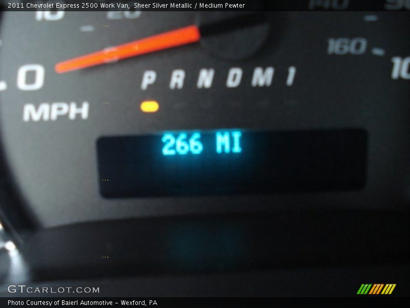 Sheer Silver Metallic / Medium Pewter 2011 Chevrolet Express 2500 Work Van
