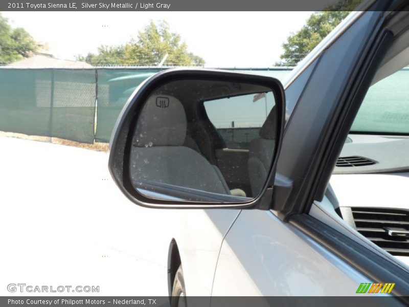 Silver Sky Metallic / Light Gray 2011 Toyota Sienna LE