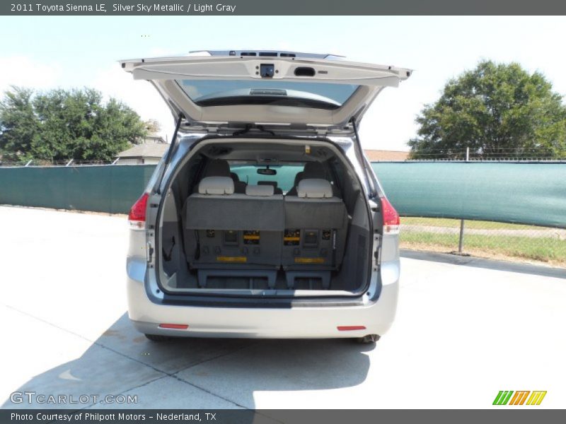 Silver Sky Metallic / Light Gray 2011 Toyota Sienna LE