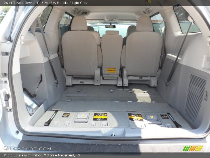 Silver Sky Metallic / Light Gray 2011 Toyota Sienna LE