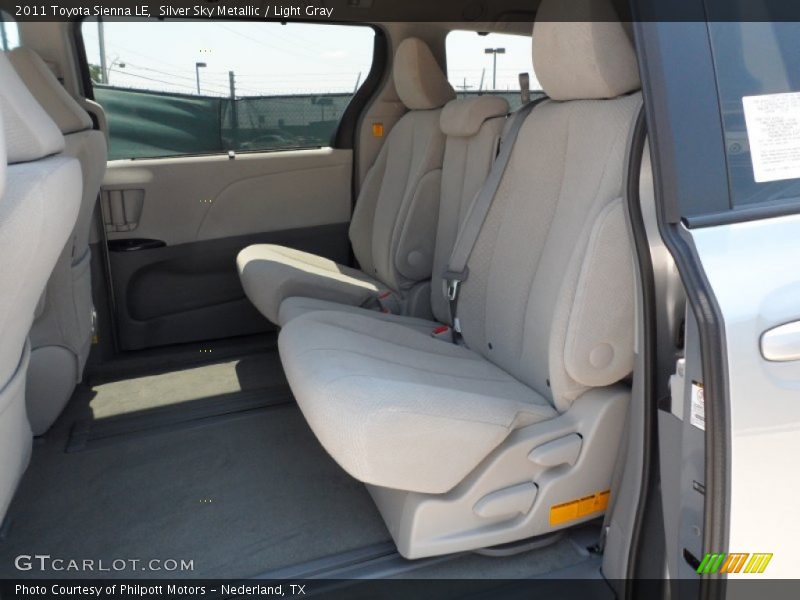 Silver Sky Metallic / Light Gray 2011 Toyota Sienna LE