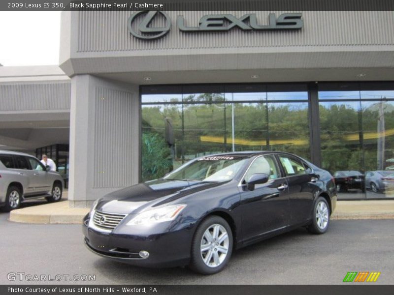 Black Sapphire Pearl / Cashmere 2009 Lexus ES 350