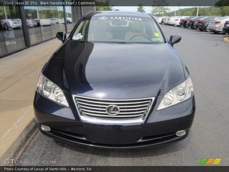 Black Sapphire Pearl / Cashmere 2009 Lexus ES 350