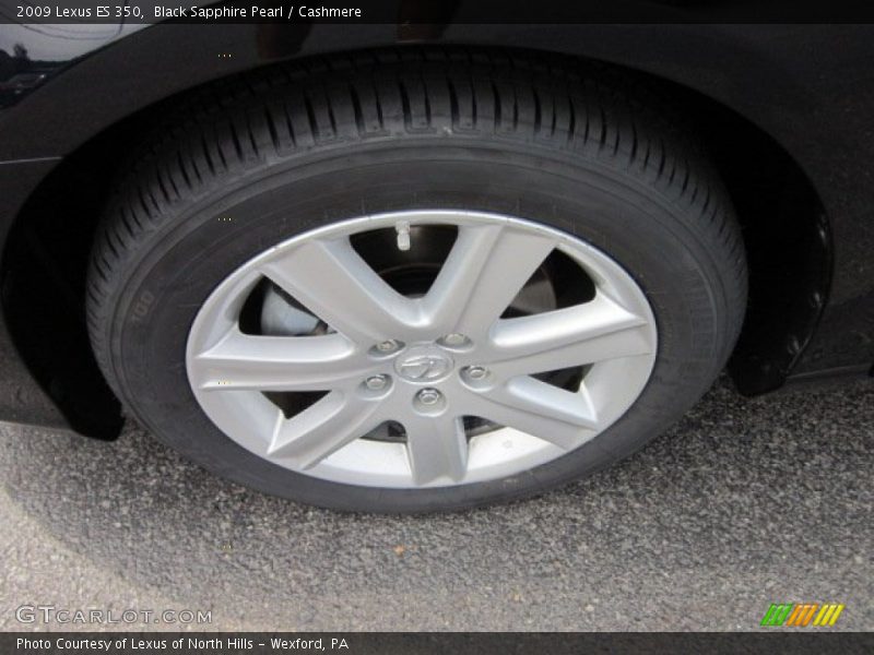 Black Sapphire Pearl / Cashmere 2009 Lexus ES 350