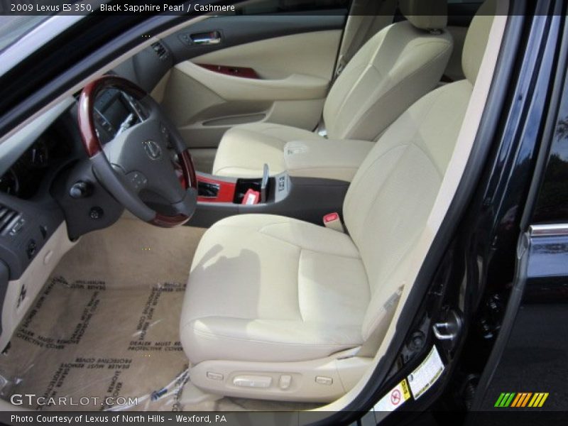 Black Sapphire Pearl / Cashmere 2009 Lexus ES 350