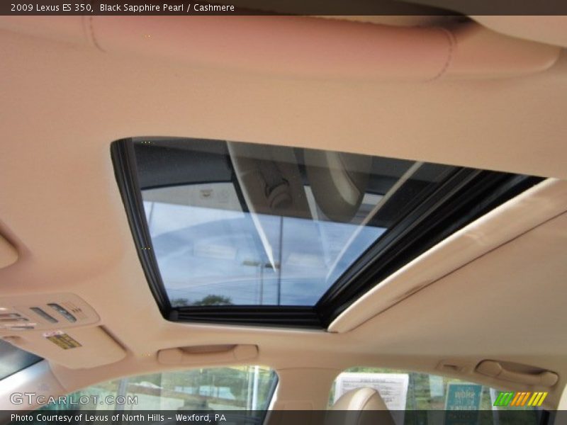 Black Sapphire Pearl / Cashmere 2009 Lexus ES 350