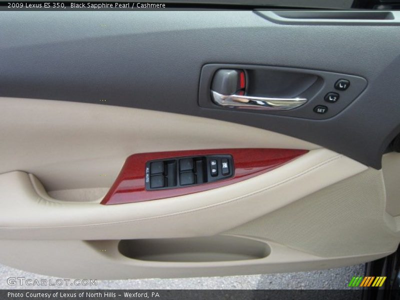 Black Sapphire Pearl / Cashmere 2009 Lexus ES 350